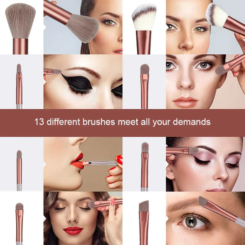 Makeup Brush Set Professional Eyeshadow Blush Synthetic Foundation Brush Powder Contour Cosmetic Make Up Brush Beauty Tool Tool
