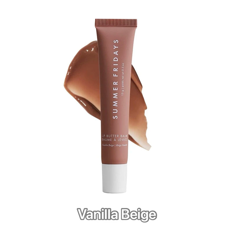Summer Fridays Lip Balm Moisturizing Mirror Lip Gloss Lip Vanilla Pink Sugar Coffee Cake Smell Lipstick Transparent Oil Makeup