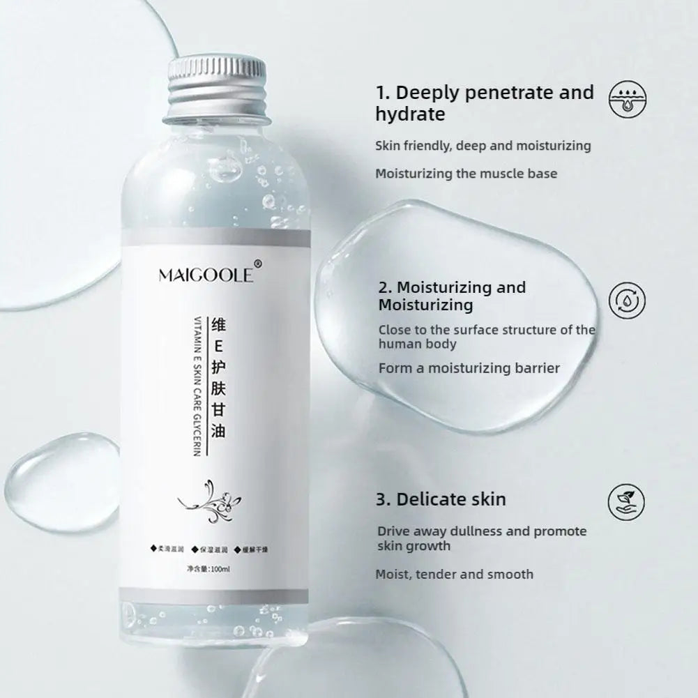 Vitamin E Glycerin Tighten Skin Fade Wrinkles Moisturizing Repairing Skin Lotion Refreshing Brightening Nourishing Skin Care