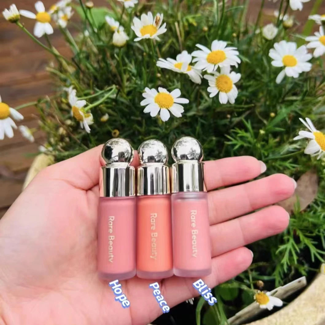 Rare Beauty Lipstick Blush Cream Eyes Liquid Blush Waterproof Mositure Face Contour Shadow Blusher Liquid blusher Plump Makeup