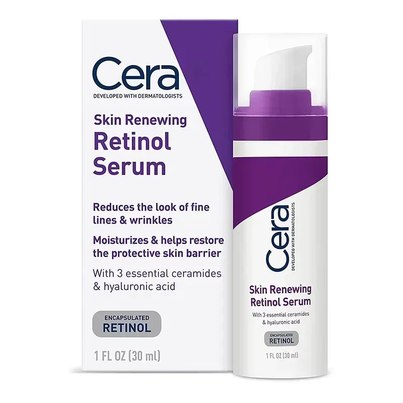 Retinol Facial Essence Anti-aging Anti-wrinkle Fade Fine Line Moisturizing Repairing Skin Renewing Serum Care Products 30mL